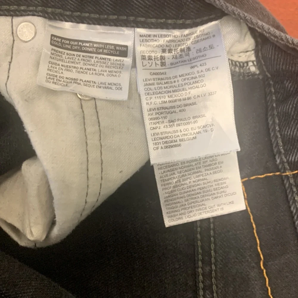 black mens 550 levis mom jeans - Picture 7 of 7